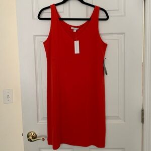 Casual Comfy Red Sleeveless Dress